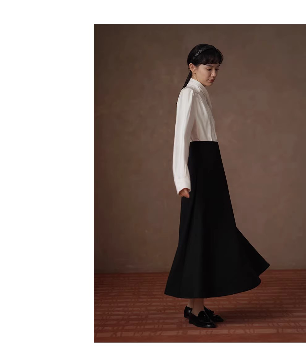 優雅起舞高質斜紋布料A字顯瘦裙擺長通勤高腰半身裙女,優雅起舞高質斜紋布料A字顯瘦裙擺長通勤高腰半身裙女,HBEW2026,優雅起舞高質斜紋布料A字顯瘦裙擺長通勤高腰半身裙女,通勤俐落,斜紋面料