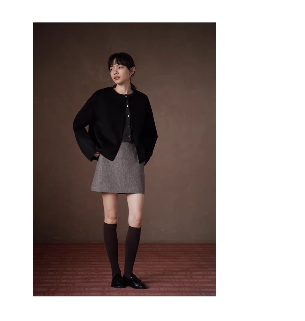 一衣多穿實用兩件套鬆軟彈性基礎背心開襟衫顯瘦套裝女,一衣多穿實用兩件套鬆軟彈性基礎背心開襟衫顯瘦套裝女,HBEW1135,一衣多穿實用兩件套鬆軟彈性基礎背心開襟衫顯瘦套裝女,兩件式套裝,簡約質感