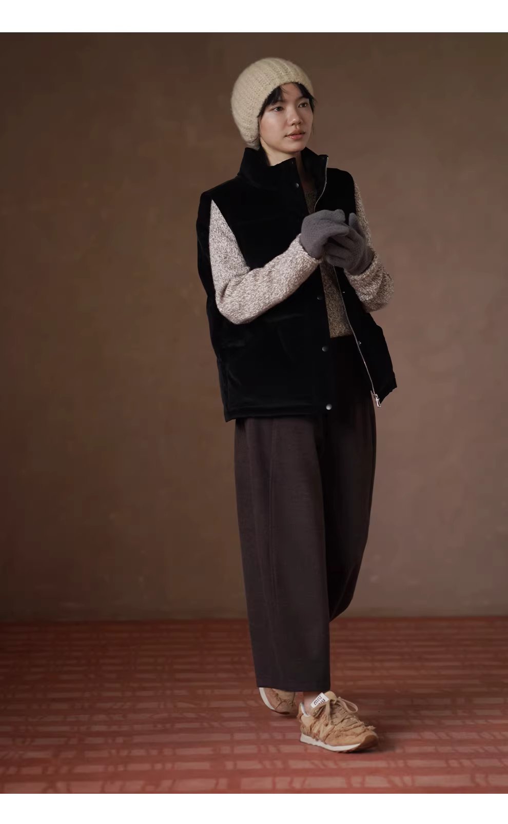 復古香蕉輪廓加厚特舒絨解構斜切分割顯瘦寬鬆毛呢長褲,復古香蕉輪廓加厚特舒絨解構斜切分割顯瘦寬鬆毛呢長褲,HBEW3045,復古香蕉輪廓加厚特舒絨解構斜切分割顯瘦寬鬆毛呢長褲,香蕉褲型,羊毛混紡