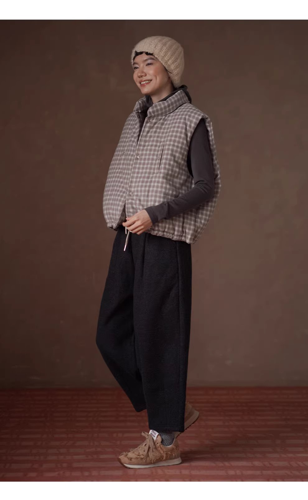 直筒微收肌理感花灰緊高腰抽繩顯瘦休閒舒適運動長褲,直筒微收肌理感花灰緊高腰抽繩顯瘦休閒舒適運動長褲,HBEW3057,直筒微收肌理感花灰緊高腰抽繩顯瘦休閒舒適運動長褲,抽繩鬆緊,保暖舒適