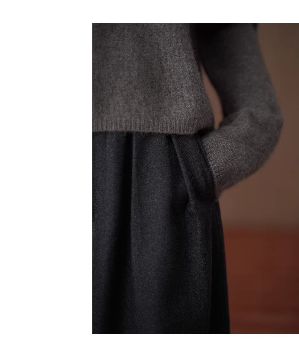 敦克信箱40羊毛斜紋法蘭尼直筒高腰顯瘦通勤八分褲女,敦克信箱40羊毛斜紋法蘭尼直筒高腰顯瘦通勤八分褲女,HBEW3061,敦克信箱40羊毛斜紋法蘭尼直筒高腰顯瘦通勤八分褲女,日常通勤,羊毛混紡