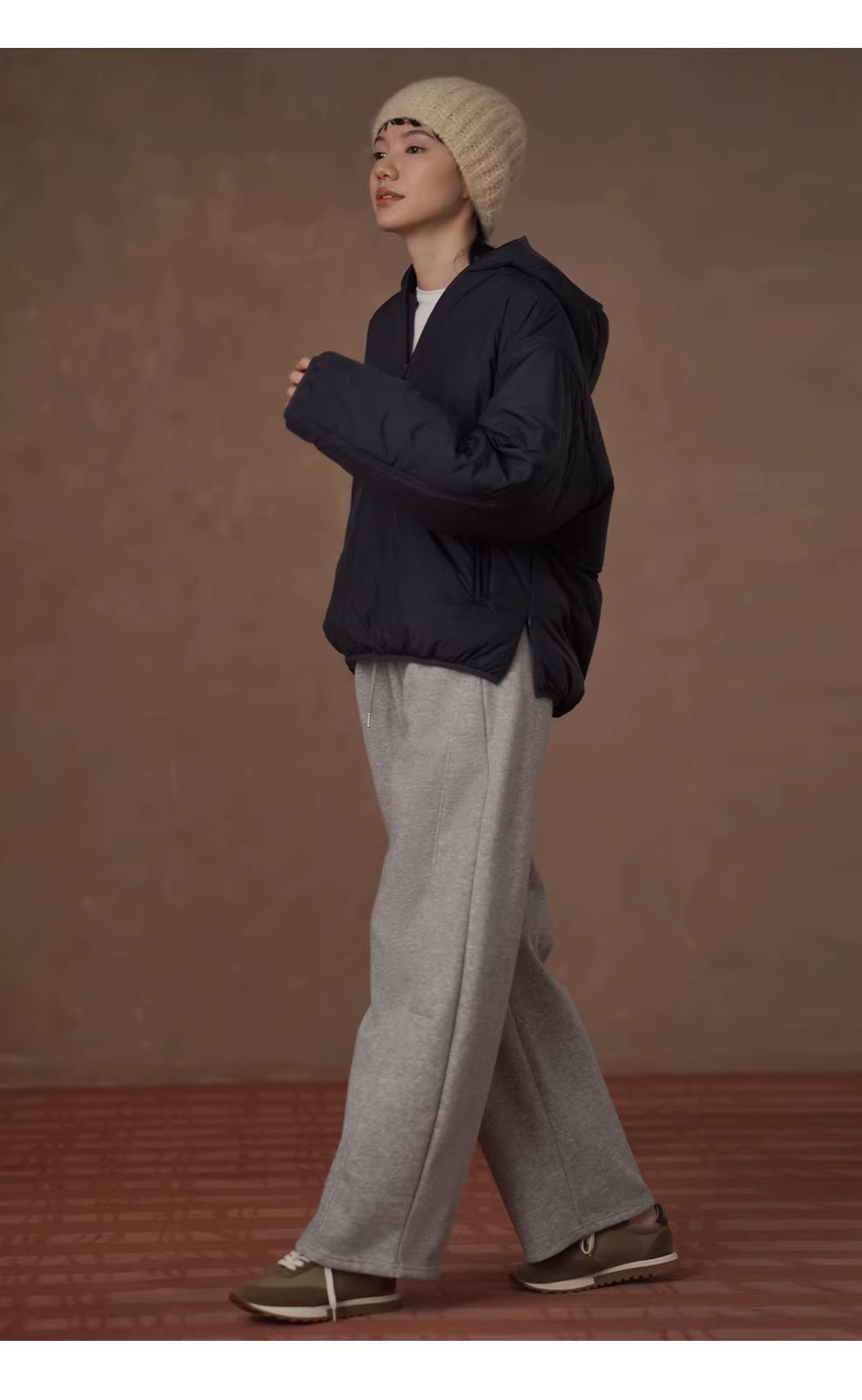 戶外愛好者狂熱一體成型連帽棉衣疊穿寬鬆保暖休閒上衣女,戶外愛好者狂熱一體成型連帽棉衣疊穿寬鬆保暖休閒上衣女,HBEW1183,戶外愛好者狂熱一體成型連帽棉衣疊穿寬鬆保暖休閒上衣女,半開連帽,輕薄舒適