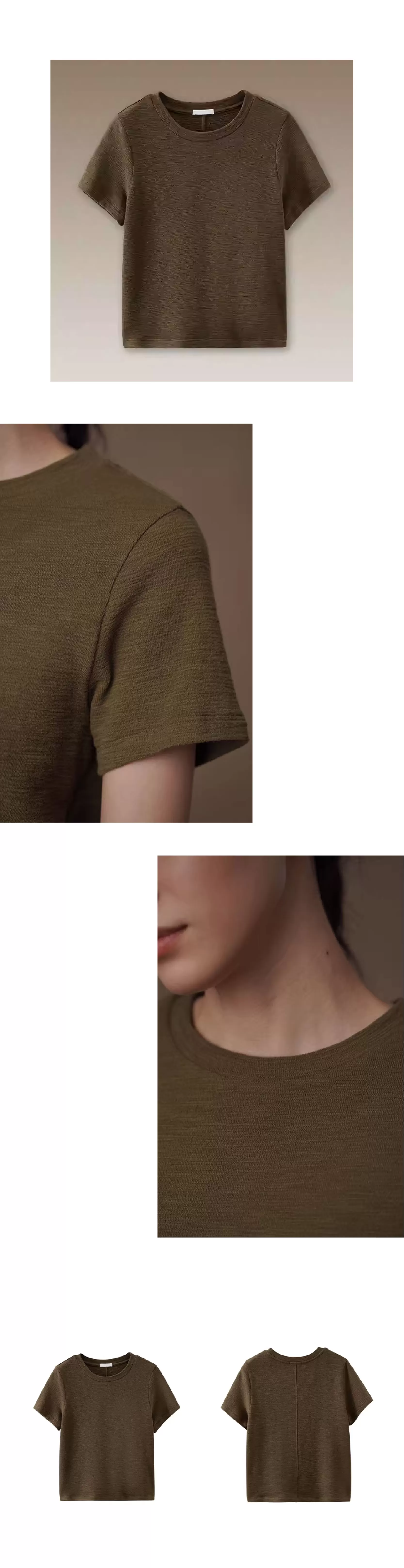 叢林假期基本款圓領T恤顯白彈性透氣合身短袖顯瘦上衣女,叢林假期基本款圓領T恤顯白彈性透氣合身短袖顯瘦上衣女,HBFS1068,叢林假期基本款圓領T恤顯白彈性透氣合身短袖顯瘦上衣女,基本耐穿,透氣彈性