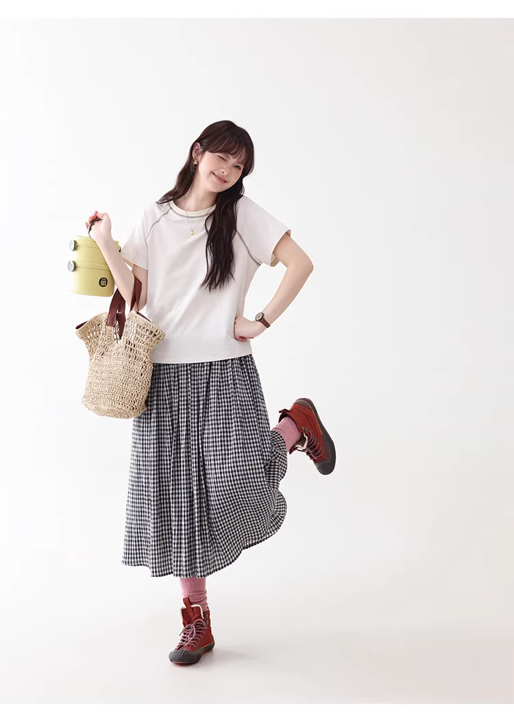 日系反線插肩袖T恤女26夏季新款通勤寬鬆上衣,日系反線插肩袖T恤女26夏季新款通勤寬鬆上衣,HBFS1087,日系反線插肩袖T恤女26夏季新款通勤寬鬆上衣,插肩袖,寬鬆舒適