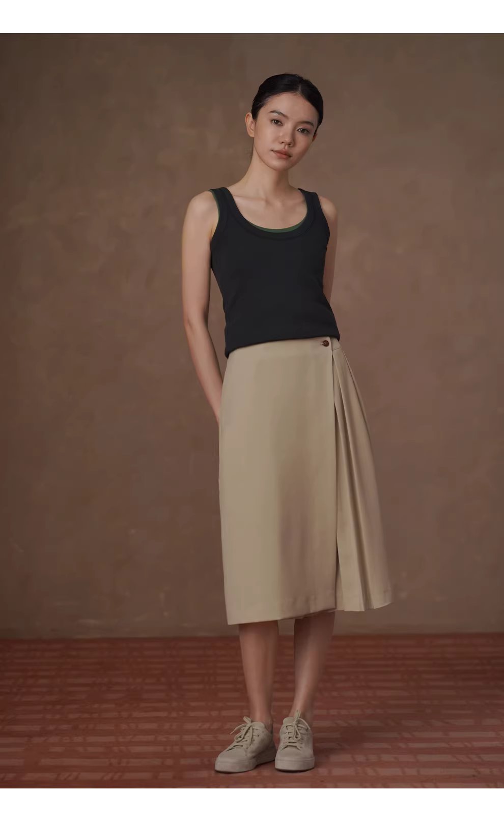 姐法式通勤一片圍裹式寬鬆直筒高腰不對稱壓褶顯瘦半身裙,姐法式通勤一片圍裹式寬鬆直筒高腰不對稱壓褶顯瘦半身裙,HBFS2018,姐法式通勤一片圍裹式寬鬆直筒高腰不對稱壓褶顯瘦半身裙,透氣舒適,版型顯瘦