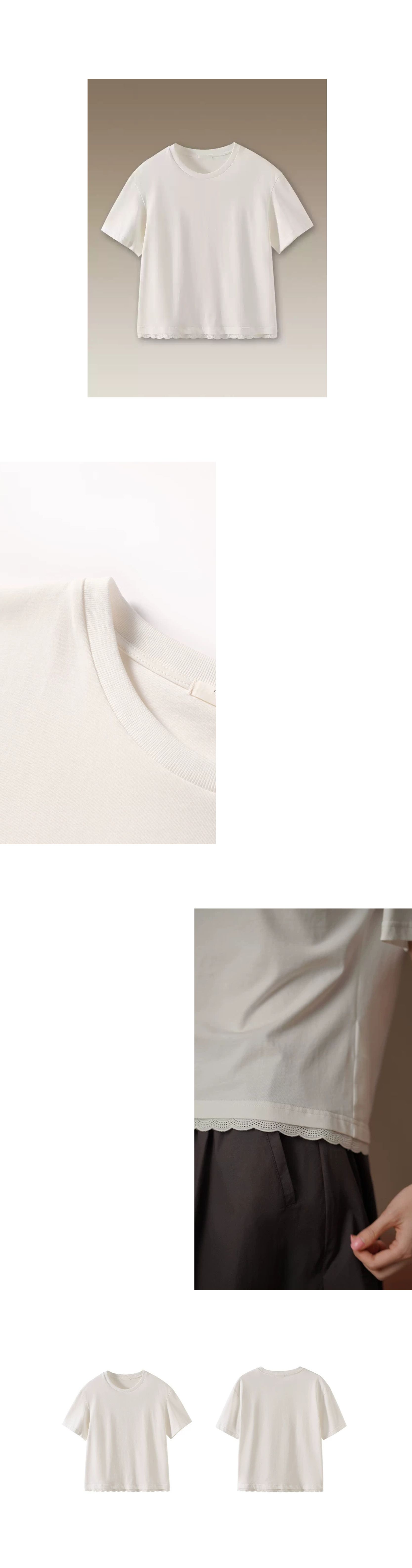 美學基礎拼接花邊下擺疊穿100棉親膚短袖圓領顯瘦恤女,美學基礎拼接花邊下擺疊穿100棉親膚短袖圓領顯瘦恤女,HBFS1108,美學基礎拼接花邊下擺疊穿100棉親膚短袖圓領顯瘦恤女,純棉親膚,日常百搭