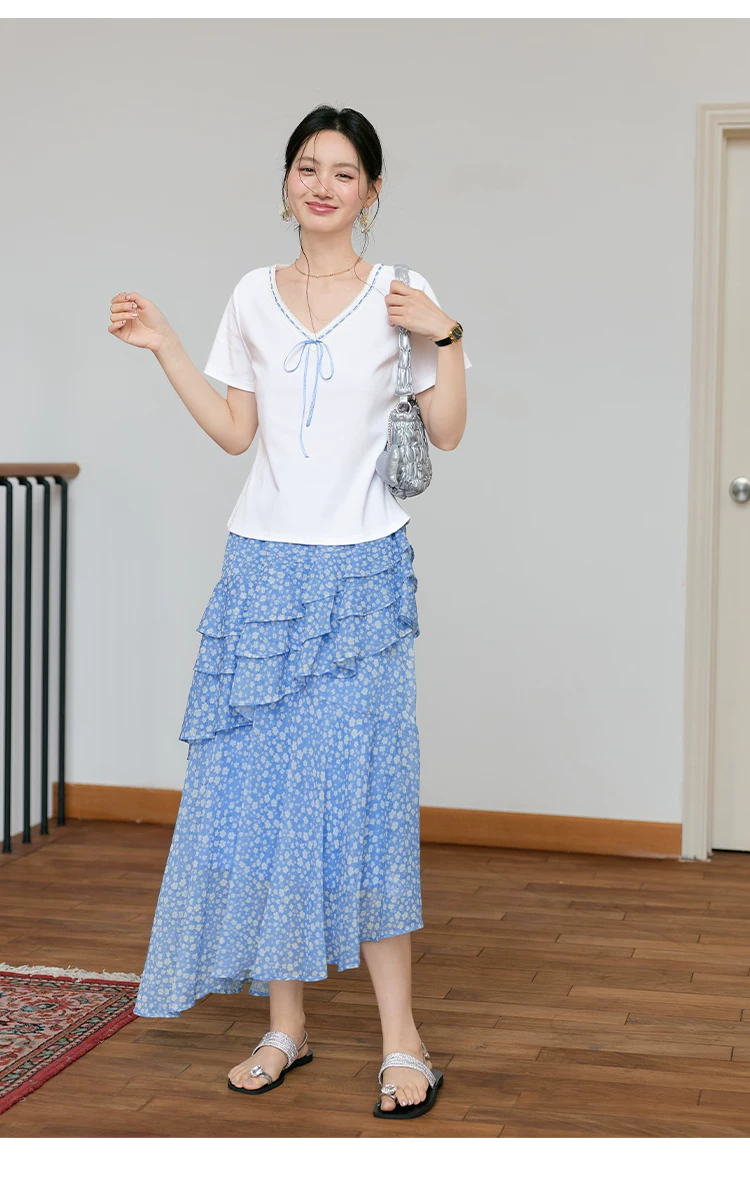 大尺碼正肩短袖白色T恤女2026新款夏季法式絕美V領繫帶上衣女,大尺碼正肩短袖白色T恤女2026新款夏季法式絕美V領繫帶上衣女,HBFS1213,大尺碼正肩短袖白色T恤女2026新款夏季法式絕美V領繫帶上衣女,V領繫繩,中大尺碼