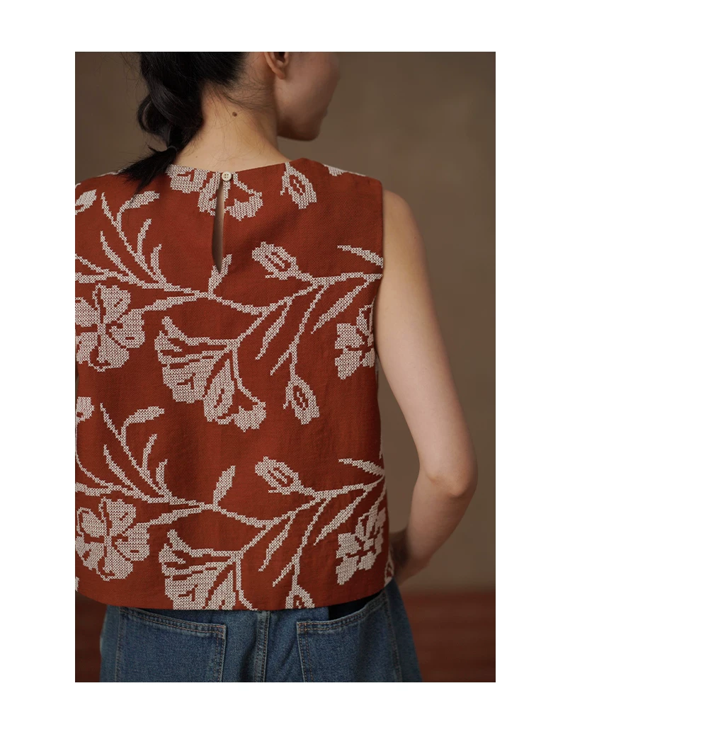 重工飽滿刺繡提花顯白圓領短版寬鬆無袖假日背心上衣女,重工飽滿刺繡提花顯白圓領短版寬鬆無袖假日背心上衣女,HBFS1329,重工飽滿刺繡提花顯白圓領短版寬鬆無袖假日背心上衣女,提花刺繡,顯白短版