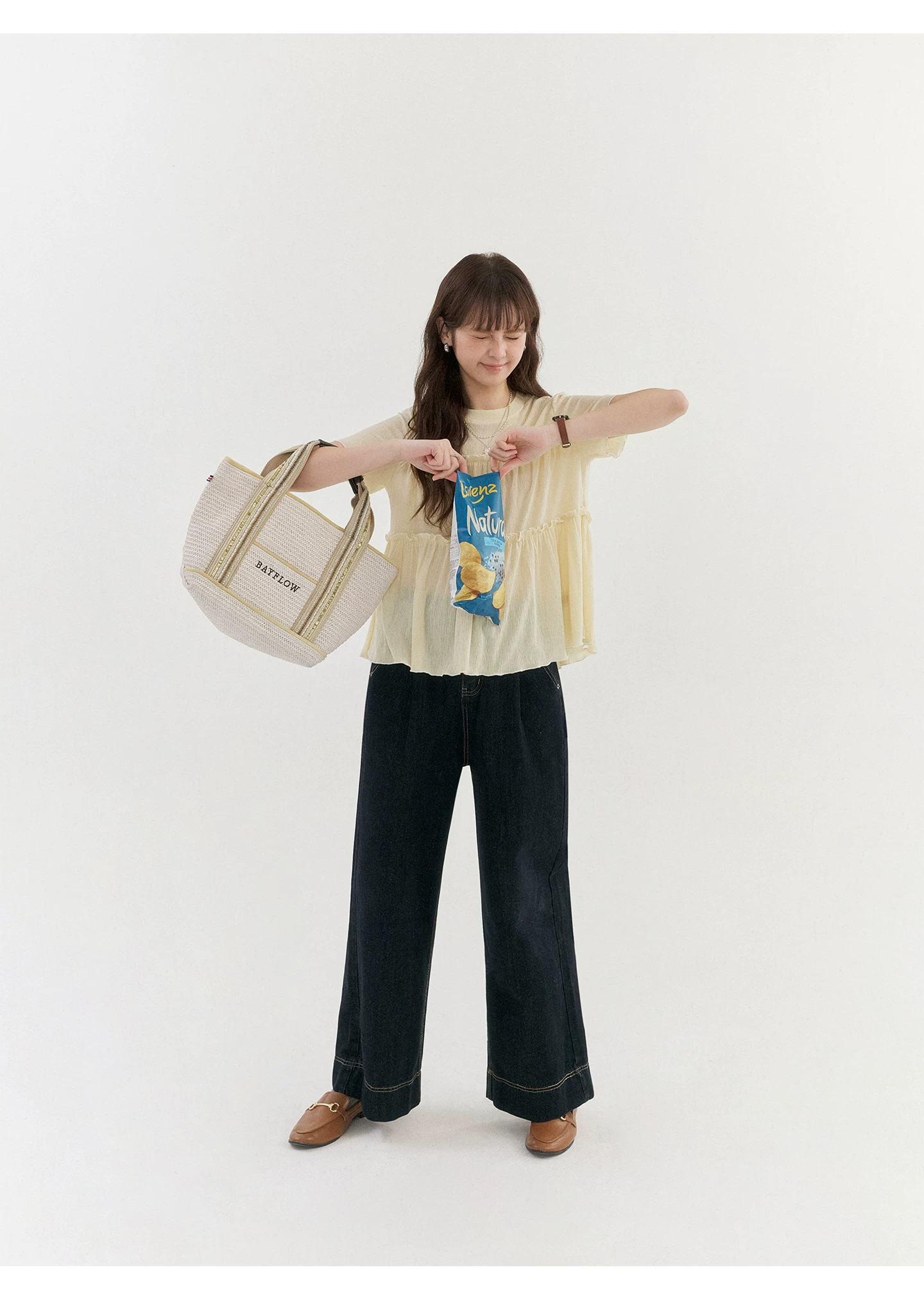 復古黑藍色高腰寬鬆牛仔褲女26夏季新款百搭直筒長褲,復古黑藍色高腰寬鬆牛仔褲女26夏季新款百搭直筒長褲,HBFS3083,復古黑藍色高腰寬鬆牛仔褲女26夏季新款百搭直筒長褲,高腰直筒,丹寧面料