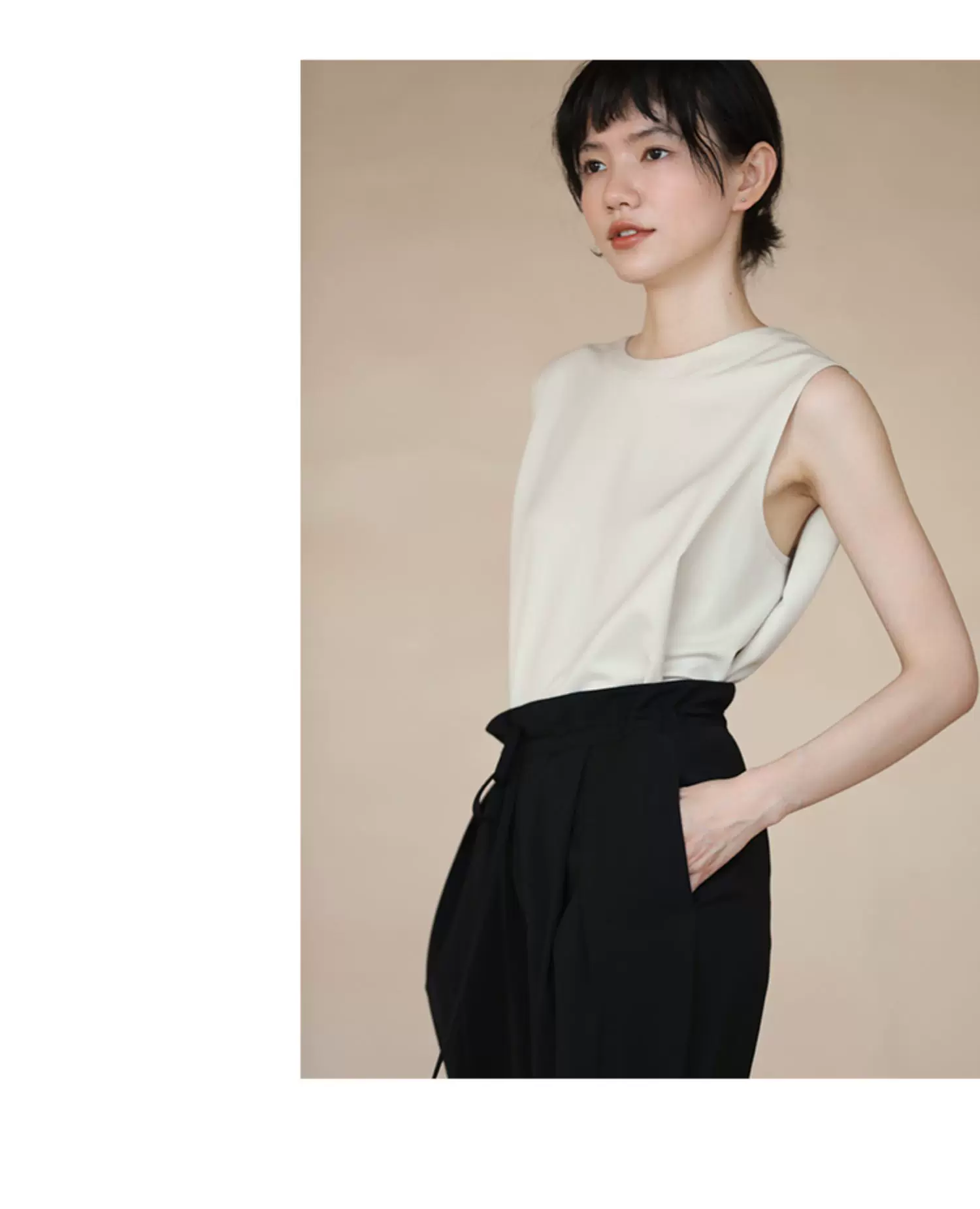 清新飄帶雪紡顯白小米黃A版防走光無袖上衣女,25夏季新款清新飄帶雪紡顯白小米黃A版防走光無袖上衣女,HBFS1362,清新飄帶雪紡顯白小米黃A版防走光無袖上衣女,清新飄逸,版型顯瘦