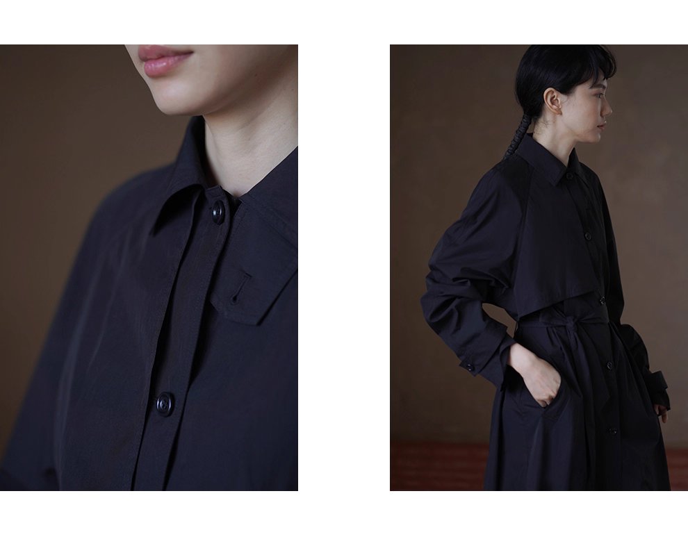 秋日安全感風衣經典基本款寬鬆顯瘦長款通勤簡約外套女