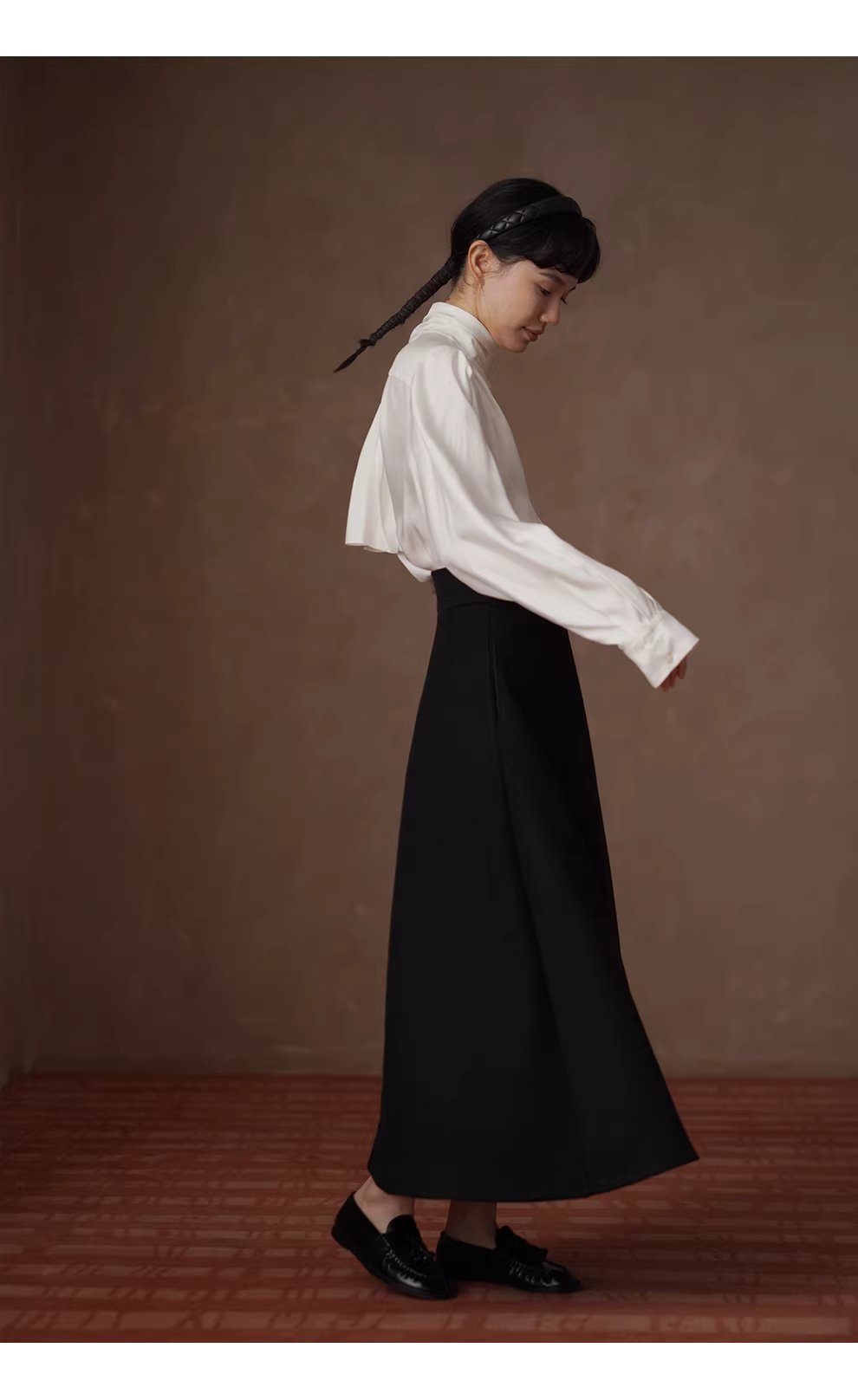 優雅起舞高質斜紋布料A字顯瘦裙擺長通勤高腰半身裙女,優雅起舞高質斜紋布料A字顯瘦裙擺長通勤高腰半身裙女,HBEW2026,優雅起舞高質斜紋布料A字顯瘦裙擺長通勤高腰半身裙女,通勤俐落,斜紋面料