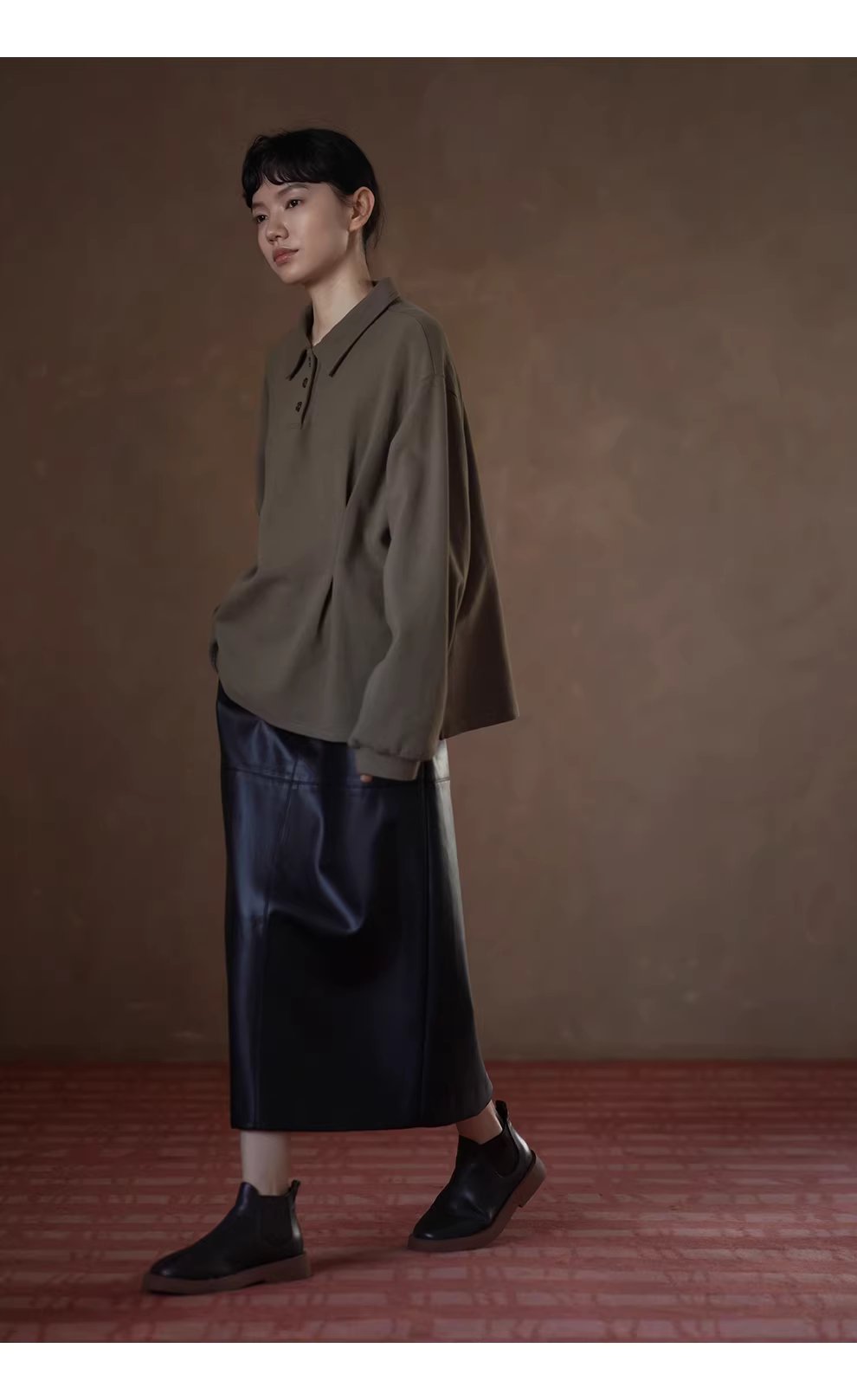 冬日搭配硬通貨質感皮裙高腰直筒顯瘦分割通勤半身裙女,冬日搭配硬通貨質感皮裙高腰直筒顯瘦分割通勤半身裙女,HBEW2027,冬日搭配硬通貨質感皮裙高腰直筒顯瘦分割通勤半身裙女,直筒H型,啞光皮革