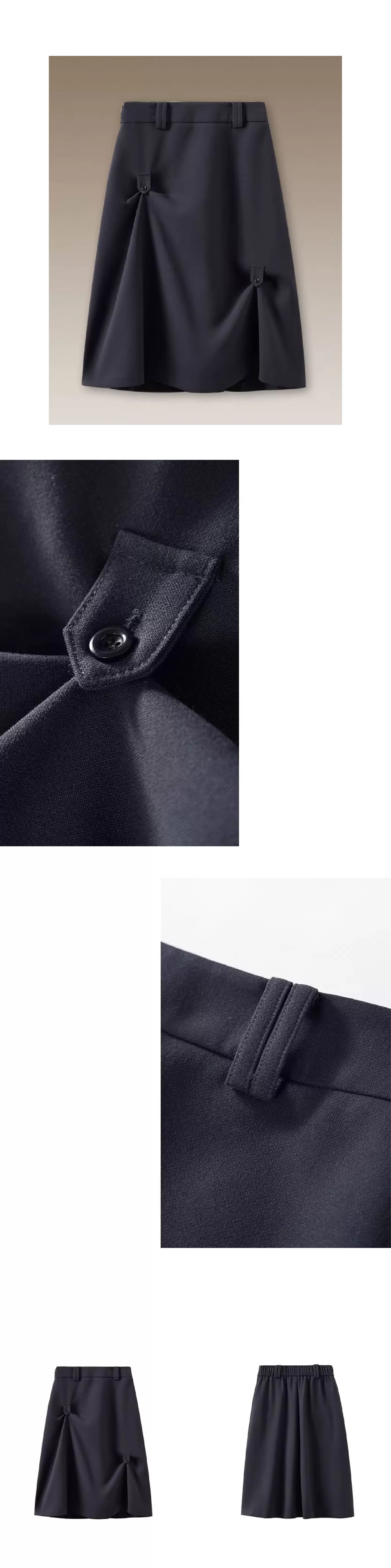 怪誕藝術少女不對稱扣袢扭褶設計高腰顯瘦A字小眾半身裙,怪誕藝術少女不對稱扣袢扭褶設計高腰顯瘦A字小眾半身裙,HBEW2029,怪誕藝術少女不對稱扣袢扭褶設計高腰顯瘦A字小眾半身裙,扣袢設計,A字裙型