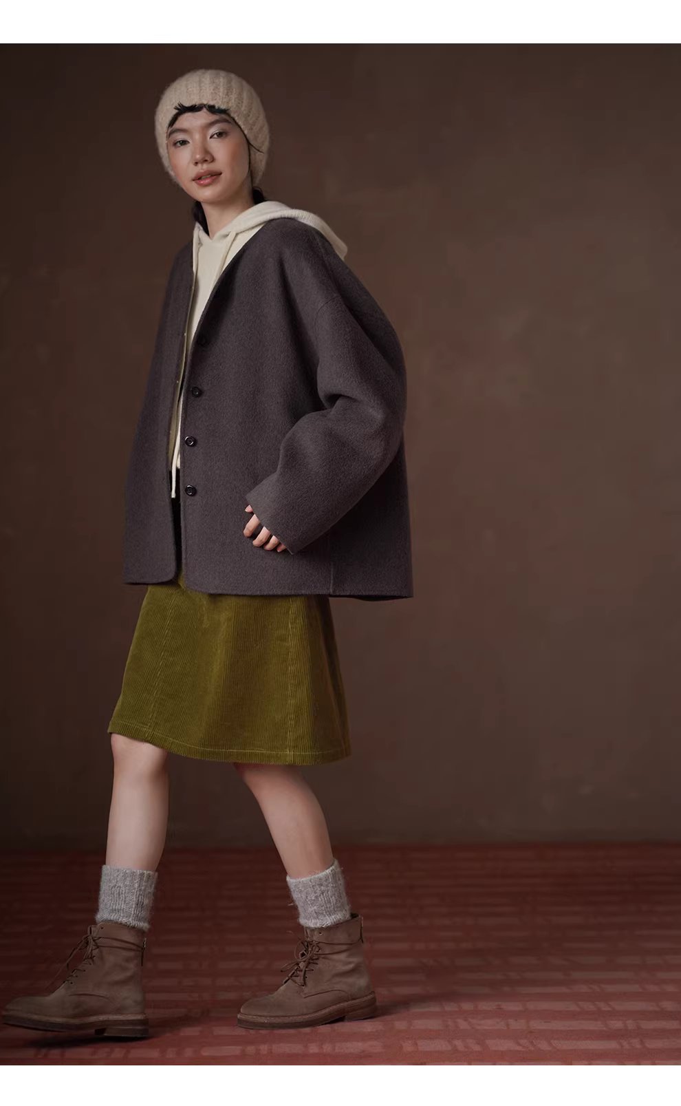 苔蘚畫廊細膩坑條100棉燈芯絨半身裙高腰顯瘦微A裙女,苔蘚畫廊細膩坑條100棉燈芯絨半身裙高腰顯瘦微A裙女,HBEW2038,苔蘚畫廊細膩坑條100棉燈芯絨半身裙高腰顯瘦微A裙女,A字裙型,燈芯絨