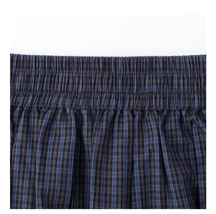 藍格百褶a字純棉半身裙女春季新款鬆緊腰中長裙,藍格百褶a字純棉半身裙女春季新款鬆緊腰中長裙,HBFS2000,藍格百褶a字純棉半身裙女春季新款鬆緊腰中長裙,復古格紋,全棉面料