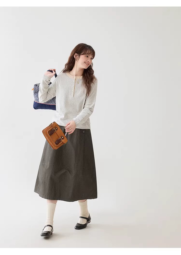 復古蕾絲鬆緊腰口袋半身裙女春季新款百搭A字中長裙,復古蕾絲鬆緊腰口袋半身裙女春季新款百搭A字中長裙,HBFS2002,復古蕾絲鬆緊腰口袋半身裙女春季新款百搭A字中長裙,荷葉邊,舒適面料