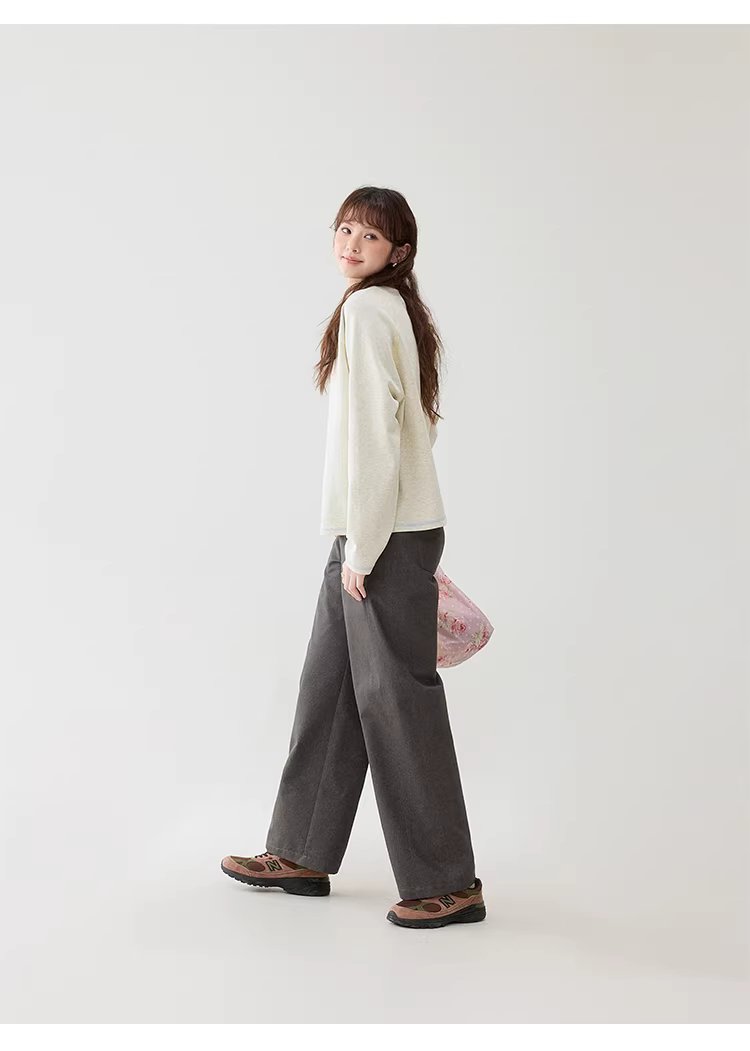 撞色反線長絨棉T恤女春季新款寬鬆插肩袖上衣,撞色反線長絨棉T恤女春季新款寬鬆插肩袖上衣,HBFS1009,撞色反線長絨棉T恤女春季新款寬鬆插肩袖上衣,撞色車線,花灰面料