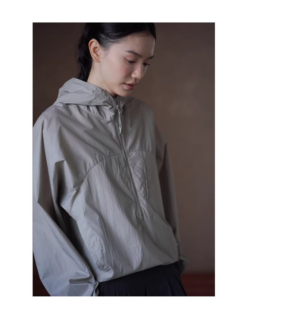 輕薄海苔工裝輕戶外上衣透氣寬鬆顯瘦拉鍊連帽沖風衣女,輕薄海苔工裝輕戶外上衣透氣寬鬆顯瘦拉鍊連帽沖風衣女,HBFS1059,輕薄海苔工裝輕戶外上衣透氣寬鬆顯瘦拉鍊連帽沖風衣女,半開連帽,透氣性佳