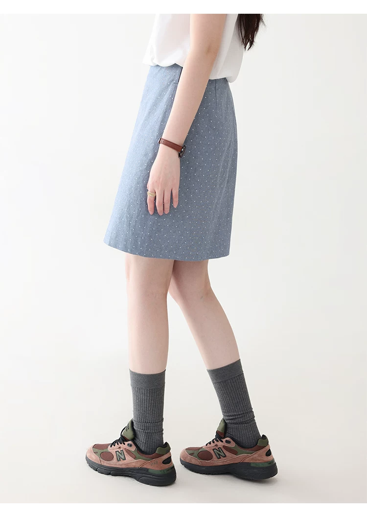 小眾藍色高腰波點a字半身裙女夏季新款顯瘦純棉短裙,小眾藍色高腰波點a字半身裙女夏季新款顯瘦純棉短裙,HBFS2024,小眾藍色高腰波點a字半身裙女夏季新款顯瘦純棉短裙,甜美波點,全棉面料