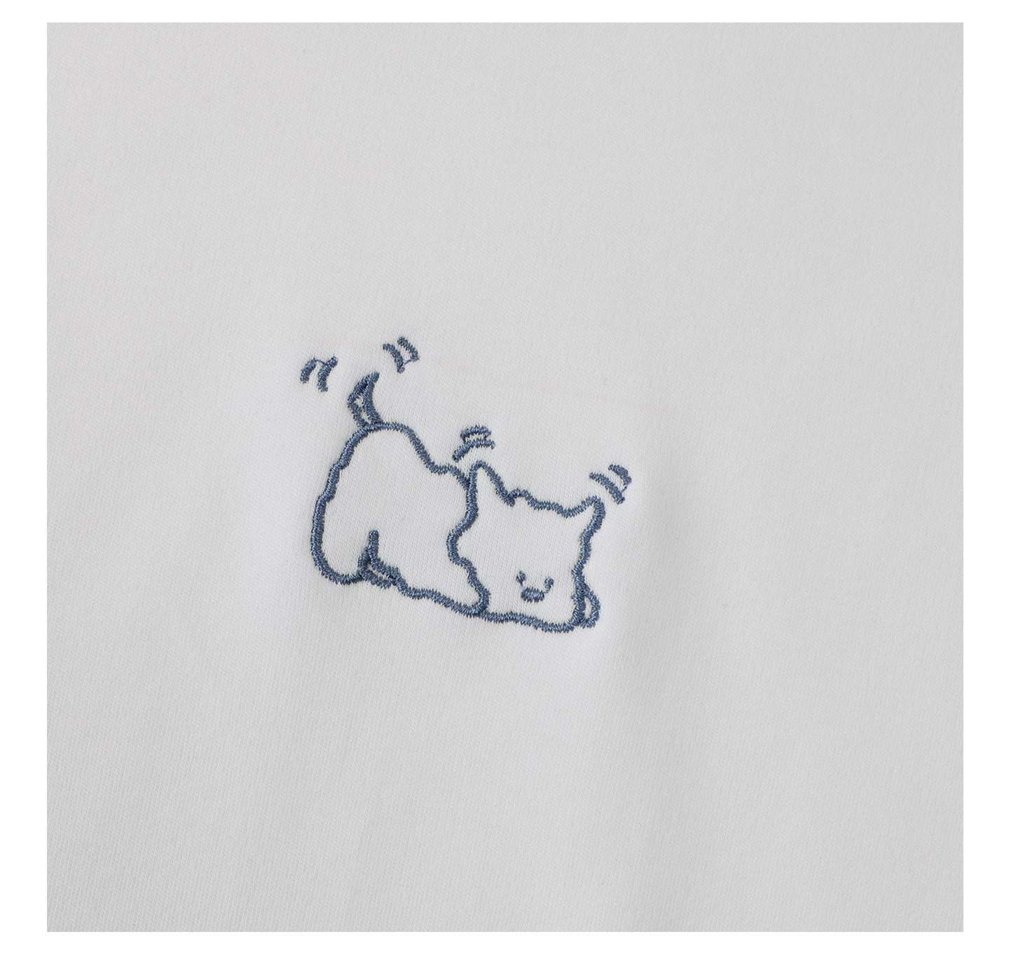 卡通小狗刺繡短白色T恤女夏新款簡約短袖上衣,卡通小狗刺繡短白色T恤女夏新款簡約短袖上衣,HBFS1363,卡通小狗刺繡短白色T恤女夏新款簡約短袖上衣,小狗刺繡,舒適面料
