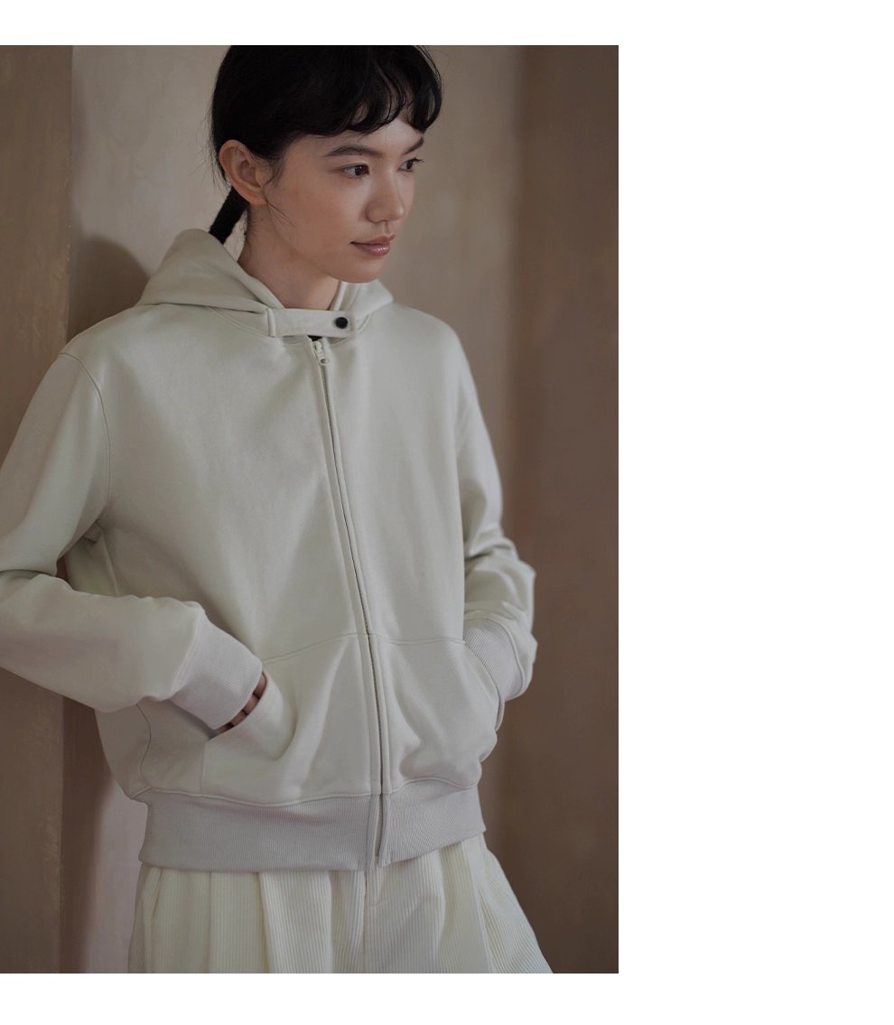 輕鬆休閒高克重親膚100棉針織衛衣布料連帽短版顯瘦外套