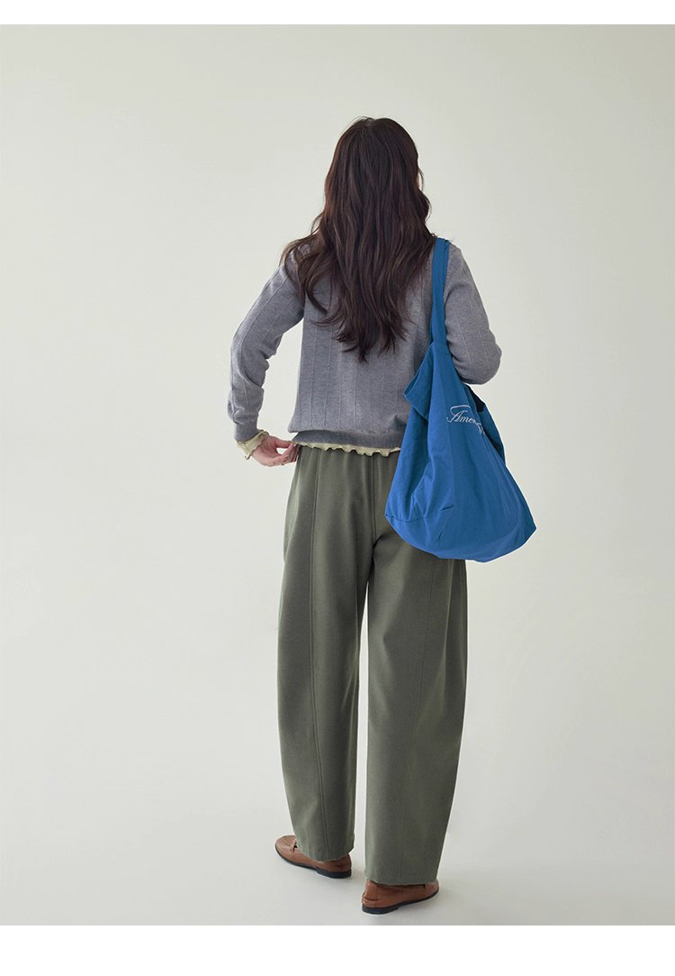 韓系撞色翻領針織開襟衫女秋季新款單排扣長袖上衣