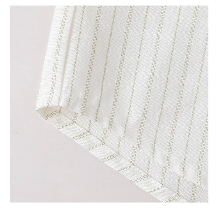 反線條單排扣長袖襯衫女秋季新款polo領寬鬆上衣