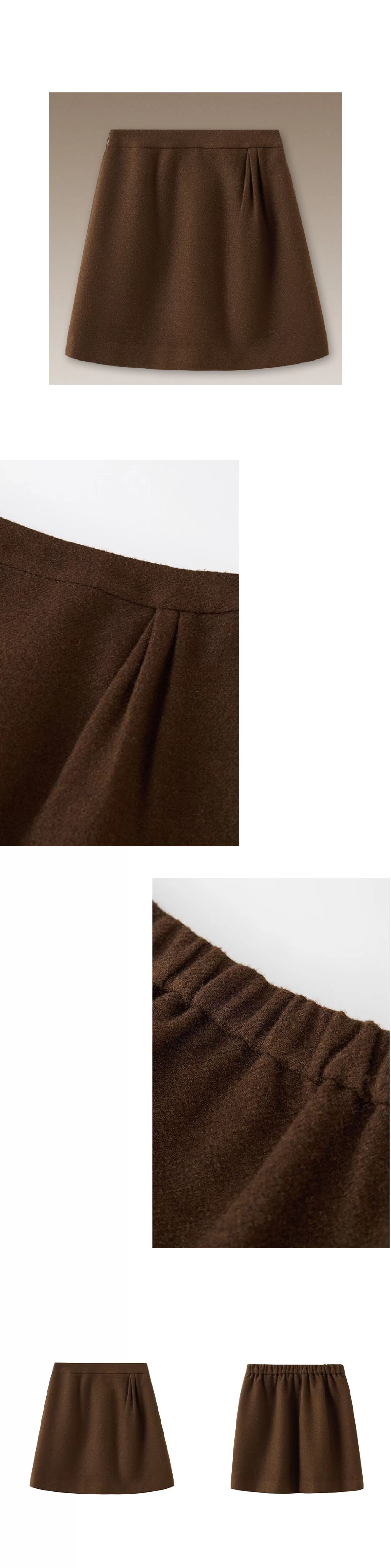 搭配公式含羊毛呢料A字後牛筋鬆緊高腰顯瘦短款半身裙女,搭配公式含羊毛呢料A字後牛筋鬆緊高腰顯瘦短款半身裙女,HBEW2024,搭配公式含羊毛呢料A字後牛筋鬆緊高腰顯瘦短款半身裙女,A字裙型,羊毛混紡