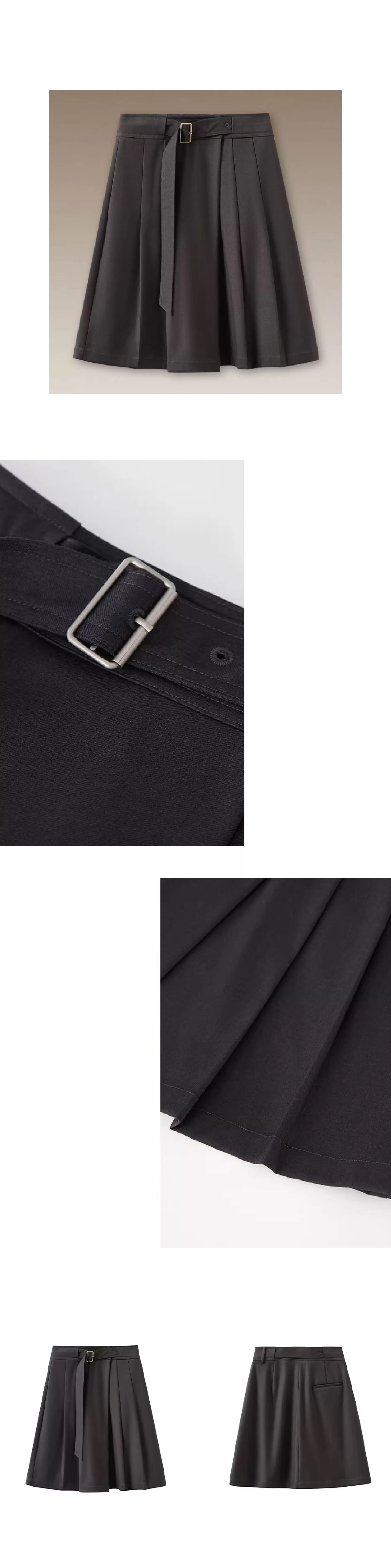 進階書呆子百褶裙高腰可調整顯瘦A字復古遮肉通勤半身裙,進階書呆子百褶裙高腰可調整顯瘦A字復古遮肉通勤半身裙,HBEW2028,進階書呆子百褶裙高腰可調整顯瘦A字復古遮肉通勤半身裙,高腰百褶,日字扣腰帶