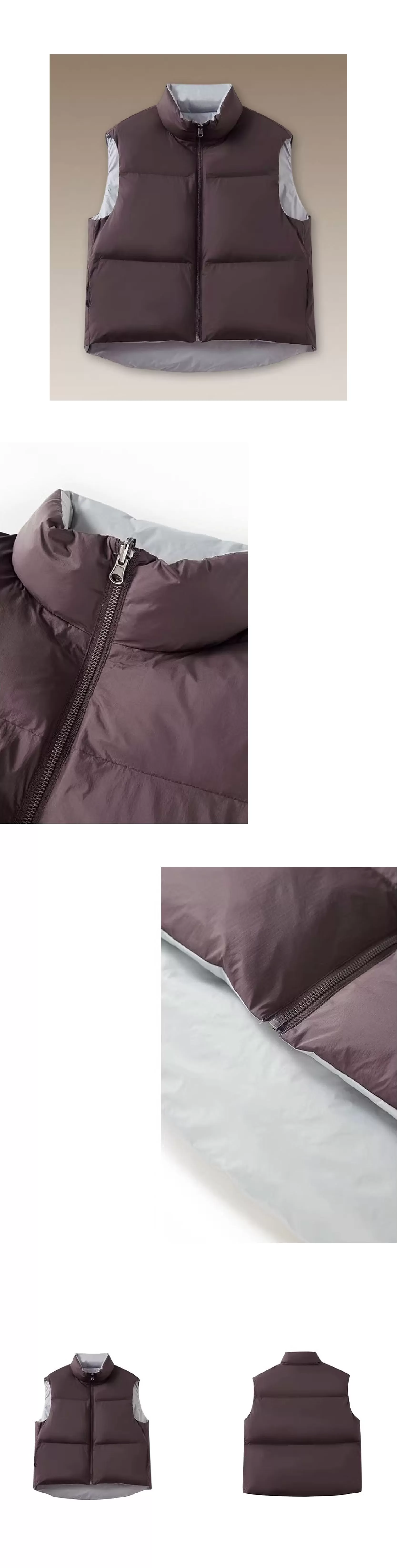 一衣多穿輕薄防風巧克力撞色蓬鬆疊穿短休閒棉服馬甲,一衣多穿輕薄防風巧克力撞色蓬鬆疊穿短休閒棉服馬甲,HBEW5119,一衣多穿輕薄防風巧克力撞色蓬鬆疊穿短休閒棉服馬甲,撞色拼接,蓬鬆輕盈