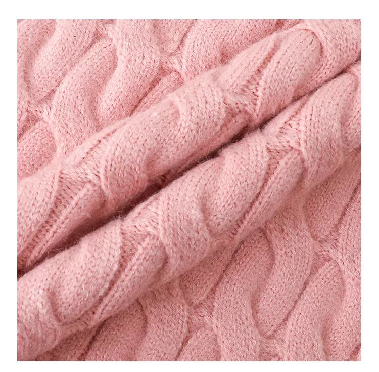 粉紅扭花捲邊長袖毛衣女25冬季新款甜美圓領上衣,粉紅扭花捲邊長袖毛衣女25冬季新款甜美圓領上衣,HBEW1188,粉紅扭花捲邊長袖毛衣女25冬季新款甜美圓領上衣,捲邊衣襬,扭花針織