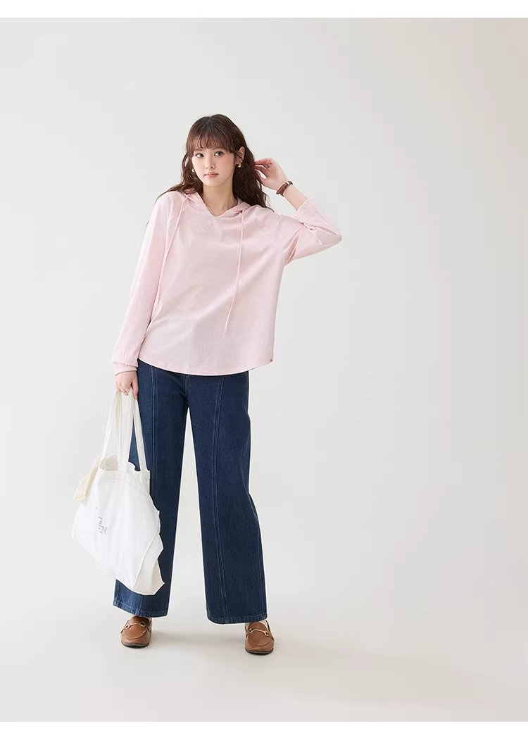 韓系藍色中高腰直筒牛仔褲女26春季新款百搭寬褲,韓系藍色中高腰直筒牛仔褲女26春季新款百搭寬褲,HBFS3009,韓系藍色中高腰直筒牛仔褲女26春季新款百搭寬褲,高腰直筒,丹寧面料