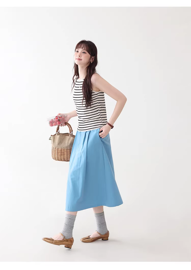 韓系撞色條紋無袖背心針織衫夏新款顯瘦內搭吊帶上衣,韓系撞色條紋無袖背心針織衫夏新款顯瘦內搭吊帶上衣,HBFS1092,韓系撞色條紋無袖背心針織衫夏新款顯瘦內搭吊帶上衣,無袖背心,條紋造型