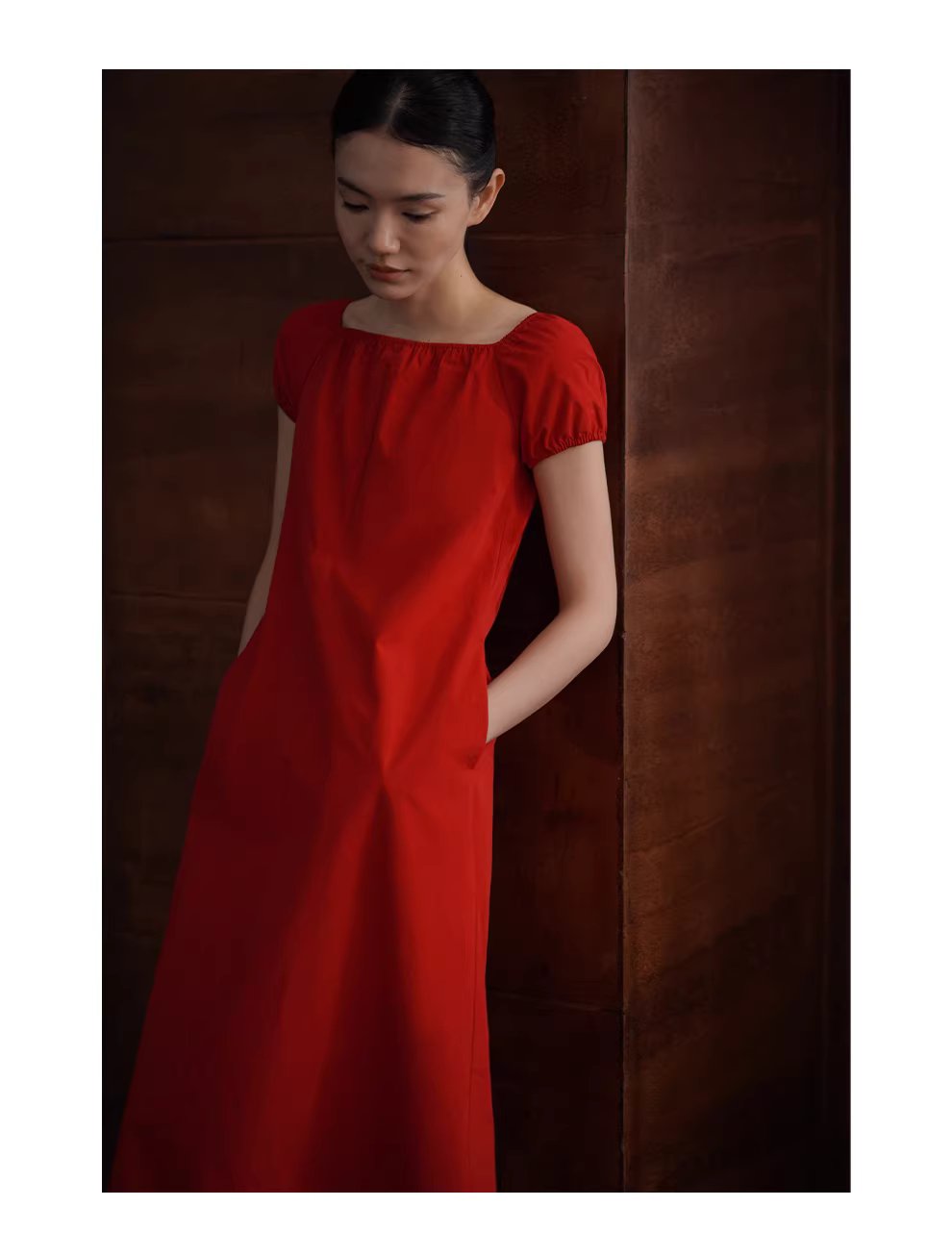 莉莉安的夏巨顯白100棉挺括立體裙型顯瘦方領氣質洋裝,莉莉安的夏巨顯白100棉挺括立體裙型顯瘦方領氣質洋裝,HBFS7043,莉莉安的夏巨顯白100棉挺括立體裙型顯瘦方領氣質洋裝,法式方領,氣質優雅