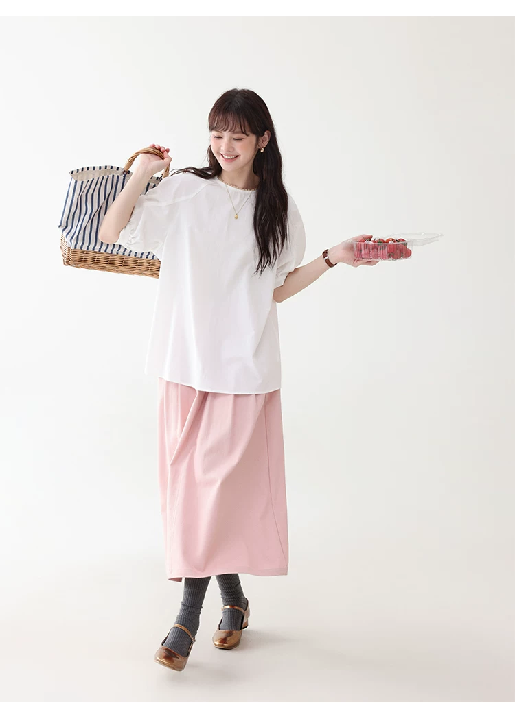 花邊領後排扣純棉襯衫女夏季新款設計感短袖上衣,花邊領後排扣純棉襯衫女夏季新款設計感短袖上衣,HBFS1107,花邊領後排扣純棉襯衫女夏季新款設計感短袖上衣,後背排扣,全棉面料