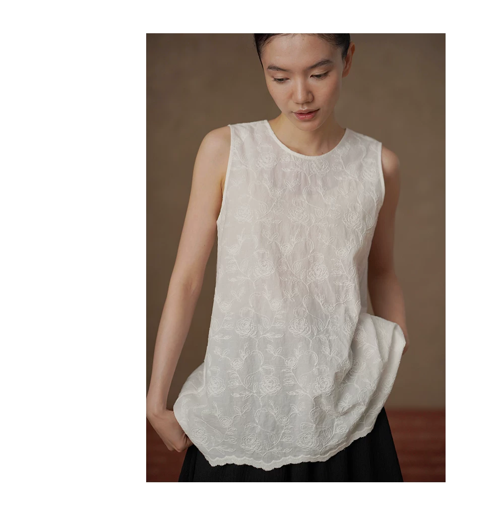 重工立體浮雕刺繡100棉親膚寬鬆圓領A字顯瘦氣質背心女,重工立體浮雕刺繡100棉親膚寬鬆圓領A字顯瘦氣質背心女,HBFS1196,重工立體浮雕刺繡100棉親膚寬鬆圓領A字顯瘦氣質背心女,浮雕刺繡,顯瘦氣質