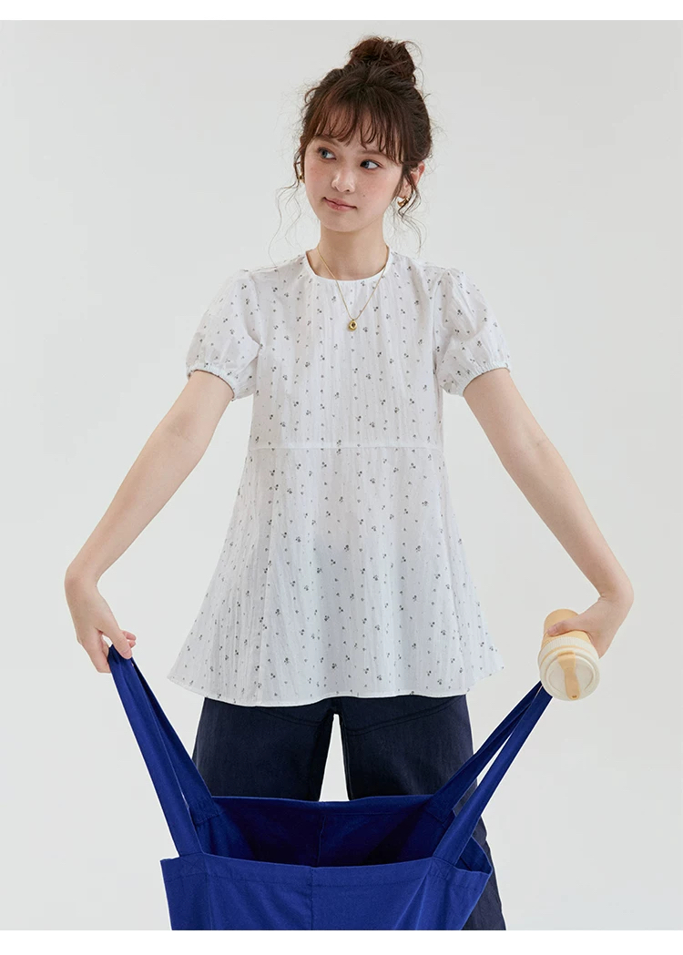 溫柔碎花收腰短袖襯衫女26夏季新款甜美百搭上衣,溫柔碎花收腰短袖襯衫女26夏季新款甜美百搭上衣,HBFS1268,溫柔碎花收腰短袖襯衫女26夏季新款甜美百搭上衣,碎花面料,收腰設計