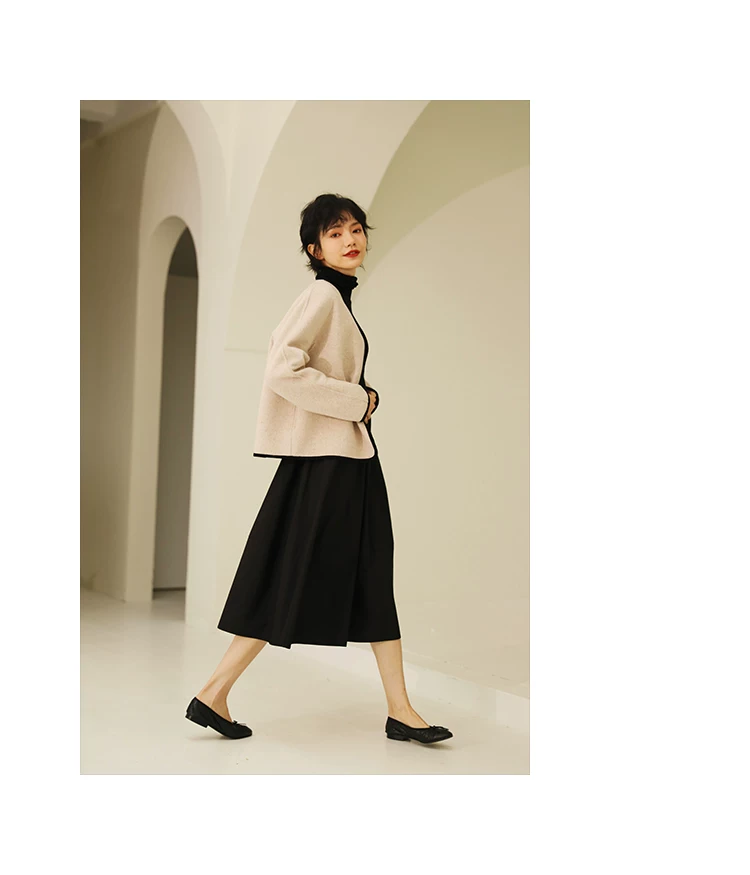 百搭立體剪裁赫本風黑色顯瘦中長款半身長裙子,春季新款百搭立體剪裁赫本風黑色顯瘦中長款半身長裙子,HBFW2066,百搭立體剪裁赫本風黑色顯瘦中長款半身長裙子,立體剪裁,版型修飾