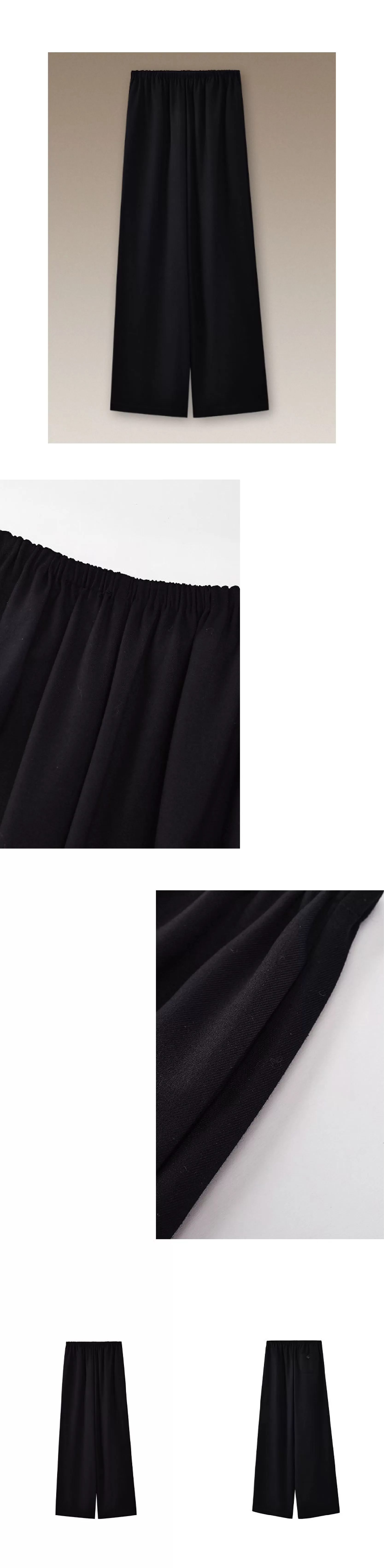 完美包容度長褲鬆緊牛筋高腰不挑人寬鬆垂爽顯瘦通勤褲