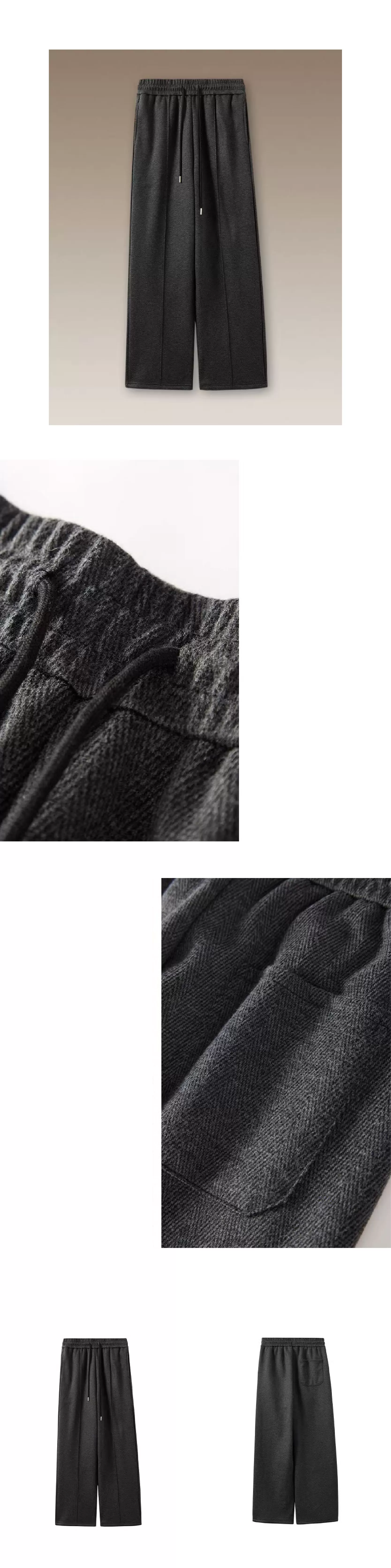 抗凍b備高回彈嬰兒絨鬆緊高腰人字紋顯瘦運動寬鬆長褲女,抗凍b備高回彈嬰兒絨鬆緊高腰人字紋顯瘦運動寬鬆長褲女,HBEW3041,抗凍b備高回彈嬰兒絨鬆緊高腰人字紋顯瘦運動寬鬆長褲女,彈性舒適,人字紋