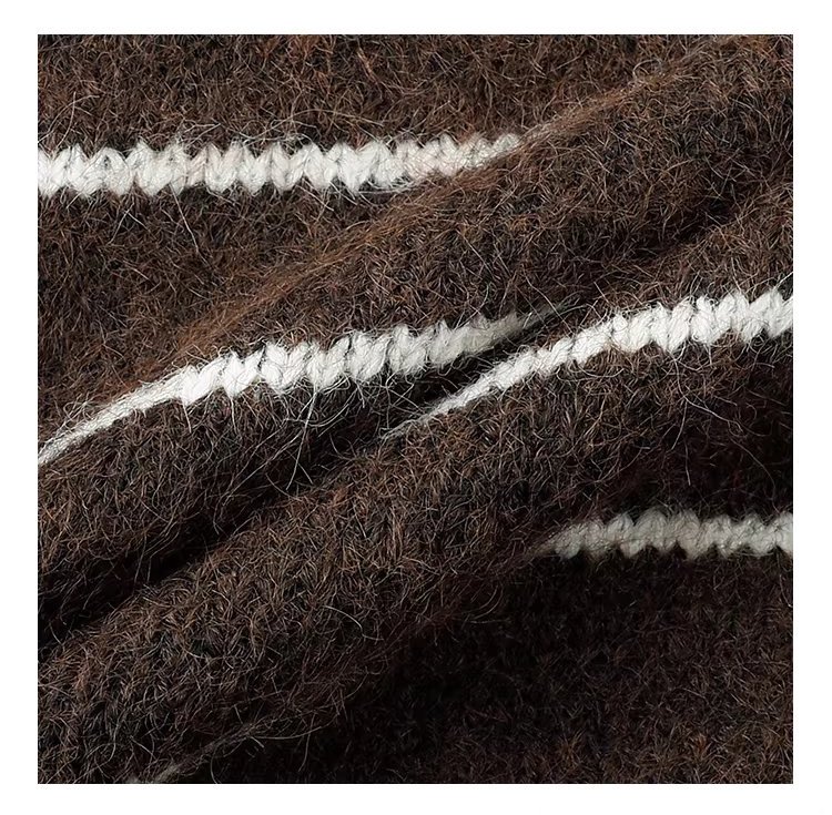 撞色條紋綁帶圓領羊毛毛衣女冬季新款甜美落肩袖上衣,撞色條紋綁帶圓領羊毛毛衣女冬季新款甜美落肩袖上衣,HBEW1155,撞色條紋綁帶圓領羊毛毛衣女冬季新款甜美落肩袖上衣,綁帶衣領,羊毛混紡