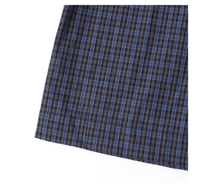 藍格百褶a字純棉半身裙女春季新款鬆緊腰中長裙,藍格百褶a字純棉半身裙女春季新款鬆緊腰中長裙,HBFS2000,藍格百褶a字純棉半身裙女春季新款鬆緊腰中長裙,復古格紋,全棉面料