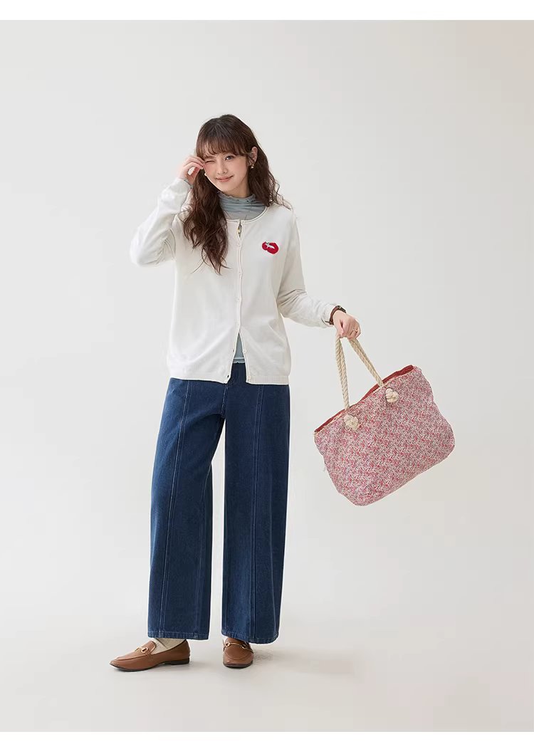 簡約小貓刺繡針織開襟衫女26春季新款寬鬆長袖上衣,簡約小貓刺繡針織開襟衫女26春季新款寬鬆長袖上衣,HBFS5006,簡約小貓刺繡針織開襟衫女26春季新款寬鬆長袖上衣,圓領排扣,修身版型