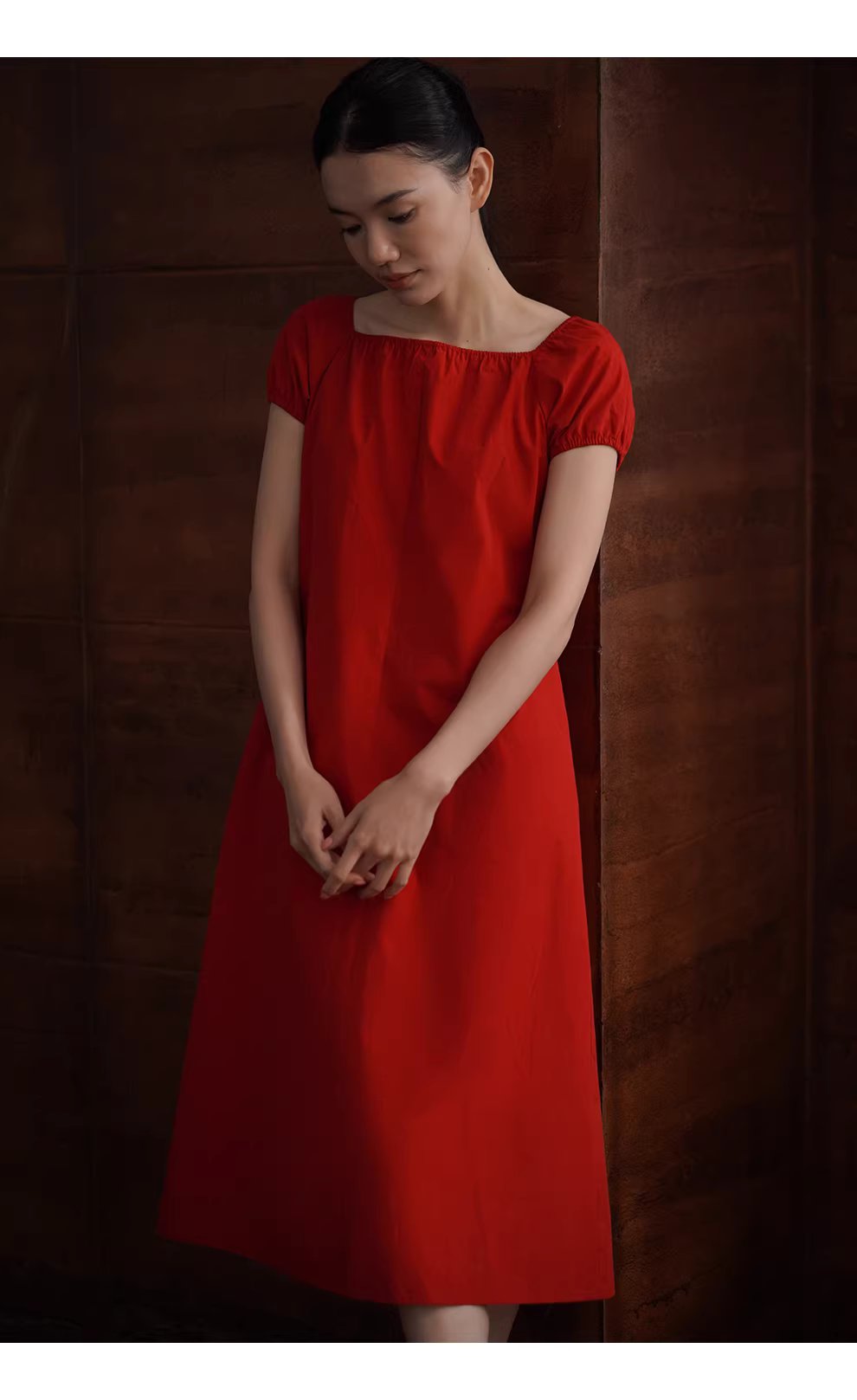 莉莉安的夏巨顯白100棉挺括立體裙型顯瘦方領氣質洋裝,莉莉安的夏巨顯白100棉挺括立體裙型顯瘦方領氣質洋裝,HBFS7043,莉莉安的夏巨顯白100棉挺括立體裙型顯瘦方領氣質洋裝,法式方領,氣質優雅