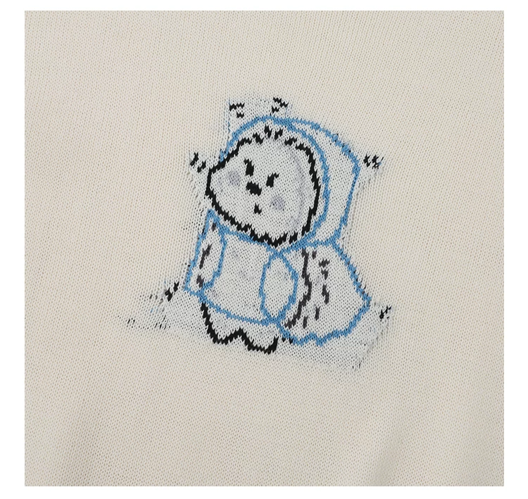 雨衣小狗提花短袖針織衫女夏季新款減齡百搭上衣,雨衣小狗提花短袖針織衫女夏季新款減齡百搭上衣,HBFS1274,雨衣小狗提花短袖針織衫女夏季新款減齡百搭上衣,小狗提花,薄款針織