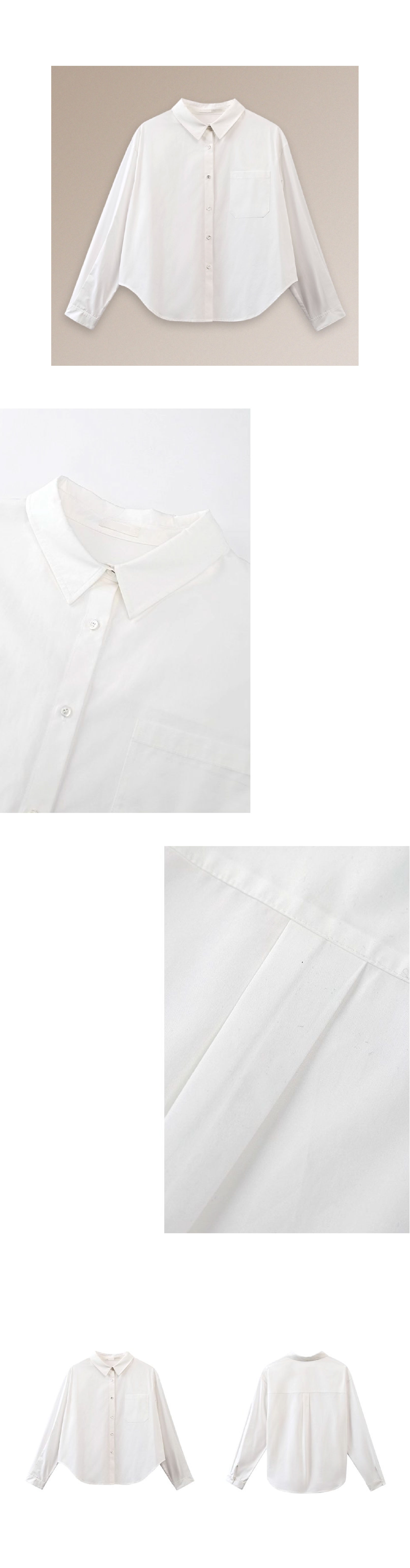 版型王者襯衫萊賽爾棉挺括寬鬆長袖通勤顯瘦翻領上衣女