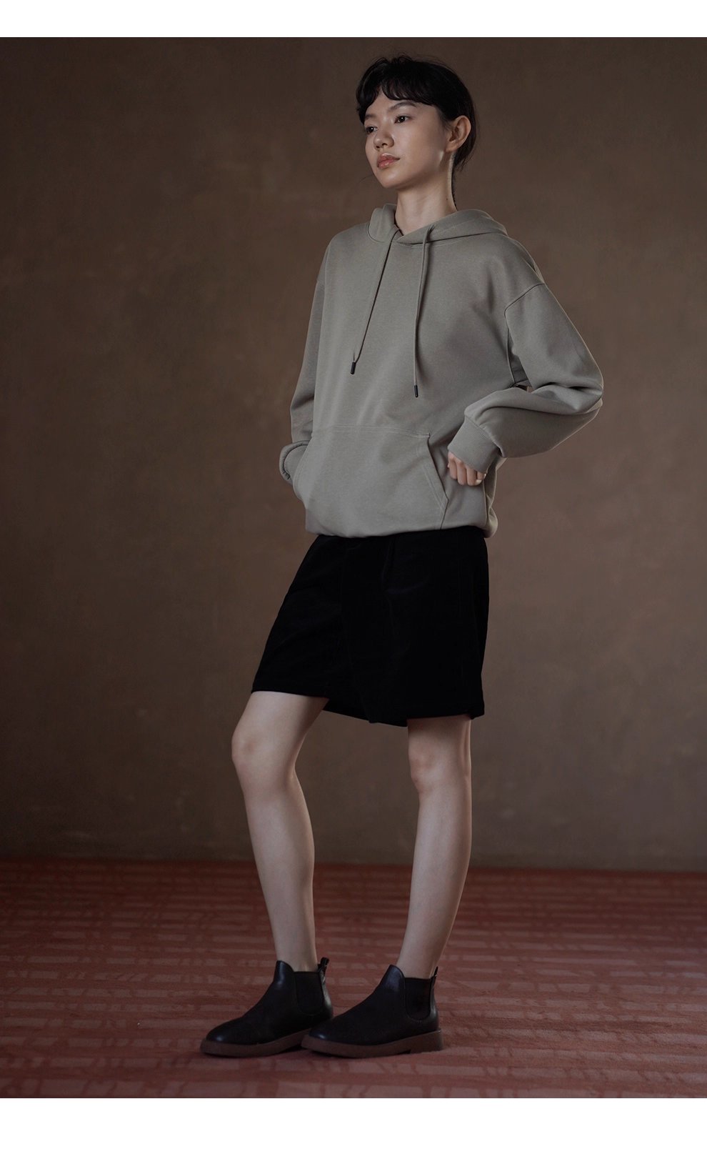 入秋B買性價比系列多色基本款休閒親膚寬鬆顯瘦連帽衛衣