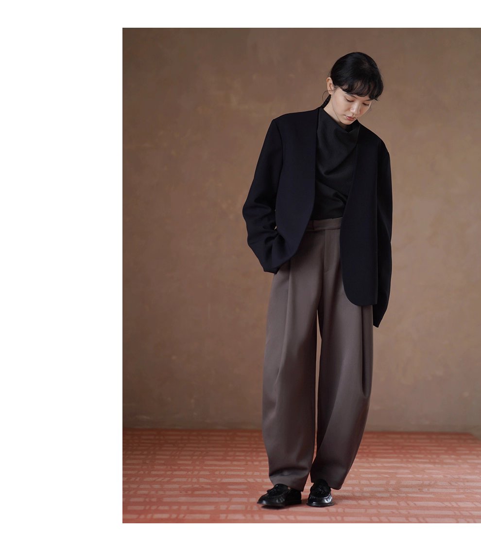 簡約時尚知識分子西裝寬鬆輪廓顯瘦V領高智感氣場外套女