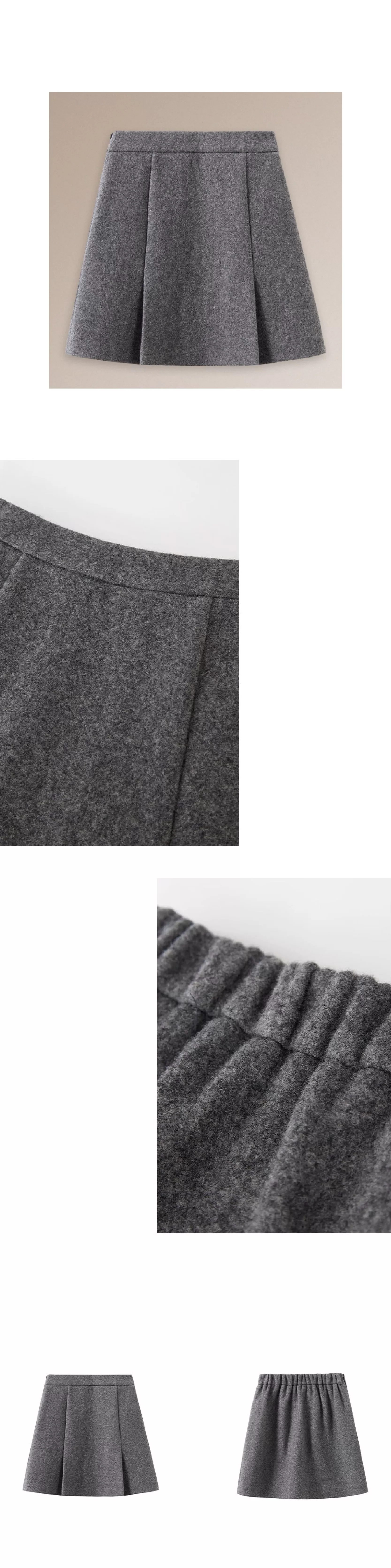 高羊毛粗呢料挺括厚實A字高腰工字褶顯瘦短款半身裙女,高羊毛粗呢料挺括厚實A字高腰工字褶顯瘦短款半身裙女,HBEW2025,高羊毛粗呢料挺括厚實A字高腰工字褶顯瘦短款半身裙女,工字壓褶,羊毛混紡